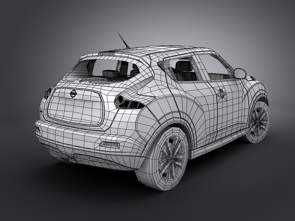 car nissan 3d max - Nissan Juke by Swan3DStudios